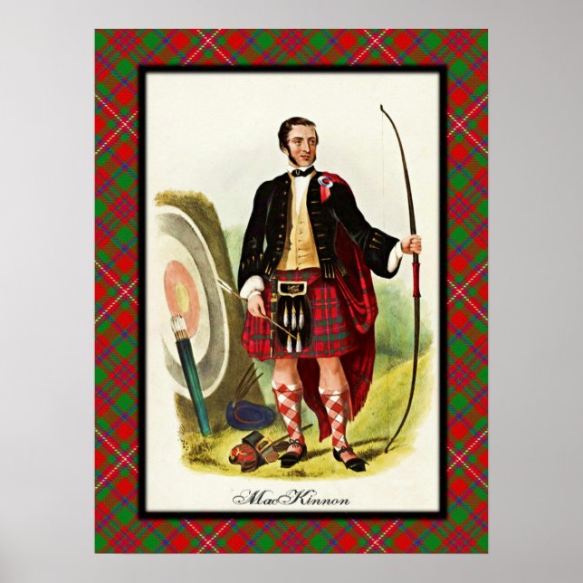 Clan MacKinnon Scottish Dreams Poster (Frente)