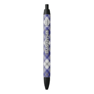 Clan MacPherson Blue Dress Tartan Ink Caneta