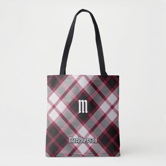 Clan MacPherson caçando Tartan Tote Bag (Frente)