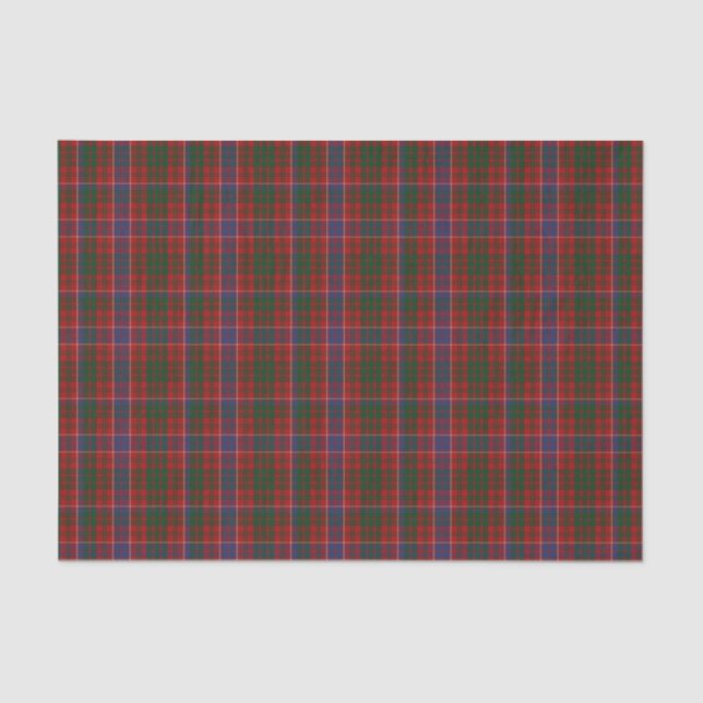 Clan MacRae Tartan Xadrez Papel Tecido (Frente )