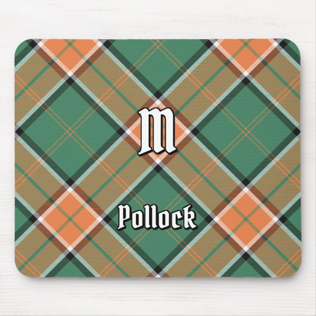 Clan Pollock Tartan Mouse Pad (Frente)
