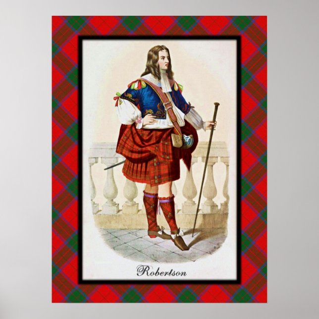 Clan Robertson Scottish Dreams Poster (Frente)
