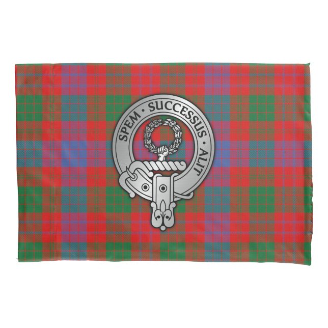 Clan Ross Crest no caso do Travesseiro Tartan (Frente)