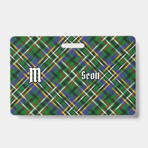 Clan Scott Green Tartan Crachá