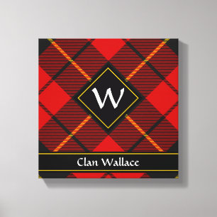 Clan Wallace Tartan Canvas