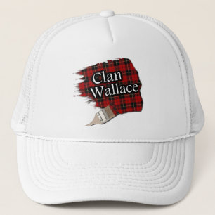 Clan Wallace Tartan Paint Boné
