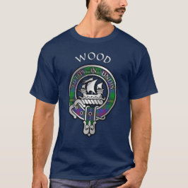 Clan Wood Crest & Tartan T-Shirt