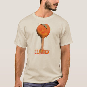 Clanton, t-shirt do pêssego do AL