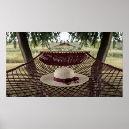 Claret Hammock Digital Photo Poster