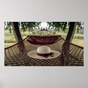 Claret Hammock Digital Photo Poster