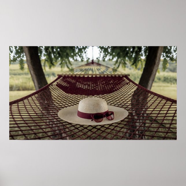 Claret Hammock Digital Photo Poster (Frente)