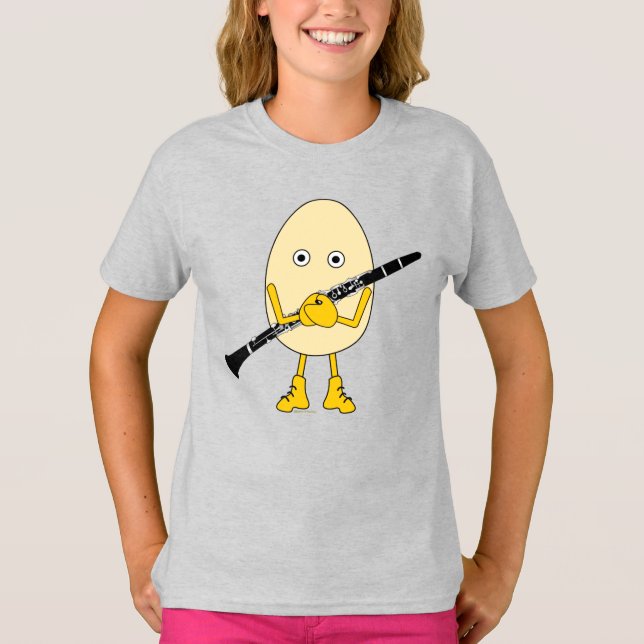 Clarinet Egghead T-Shirt (Frente)