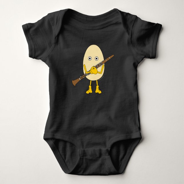 Clarinet Egghead T-Shirt (Frente)