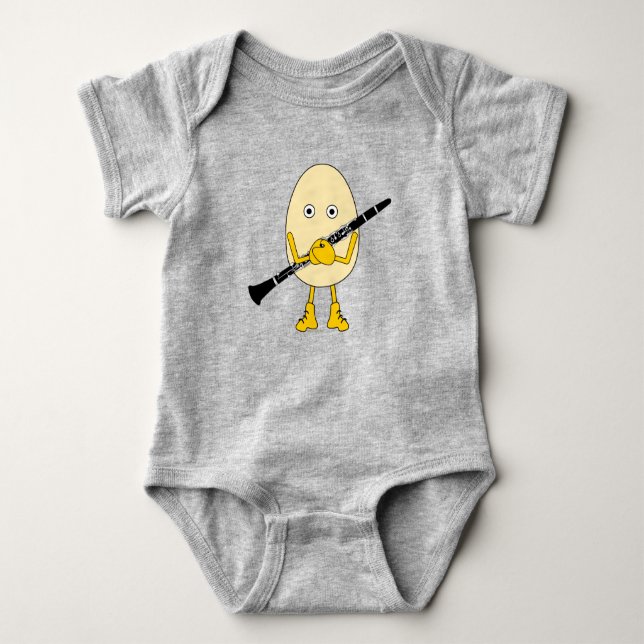 Clarinet Egghead T-Shirt (Frente)