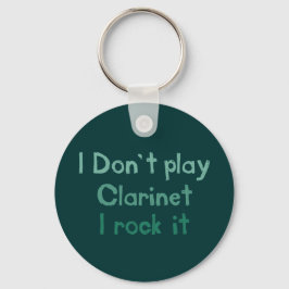 Clarinet Rock It Chaveiro