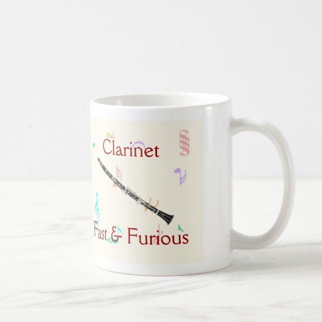 Clarinete:  Caneca rápida & furioso (Direita)
