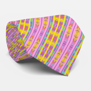 CLARKI – Gravata Artística Multicolorida de Afirma