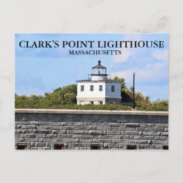 Clark's Point Lighthouse, cartão postal de Massach