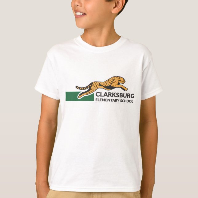 Clarksburg caçoa o t-shirt do tamanho (Frente)
