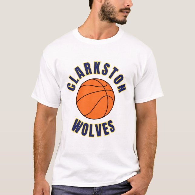 Clarkston High School Basketball T-Shirt (Frente)