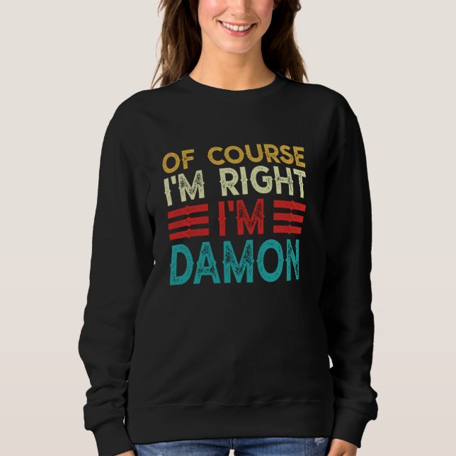 CLARO QUE ESTOU CERTO, EU SOU O DAMON Camisa Natal (Frente)
