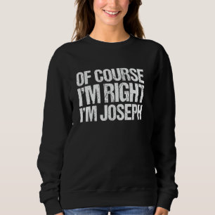 CLARO QUE ESTOU CERTO, SOU JOSEPH Camisa Pessoa Di