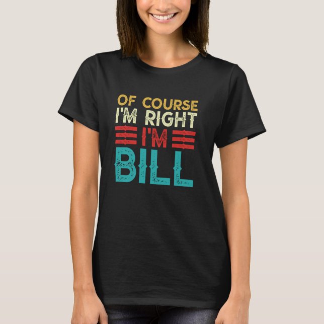 CLARO QUE ESTOU CERTO, SOU O BILL Camisa Natal Div (Frente)