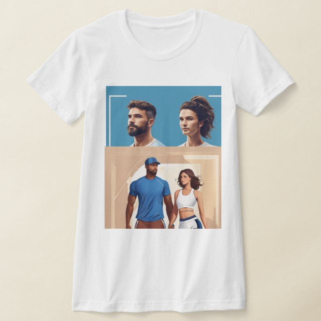 Claro, que tal algo como: "Unisex T-Shirts w (Postura )