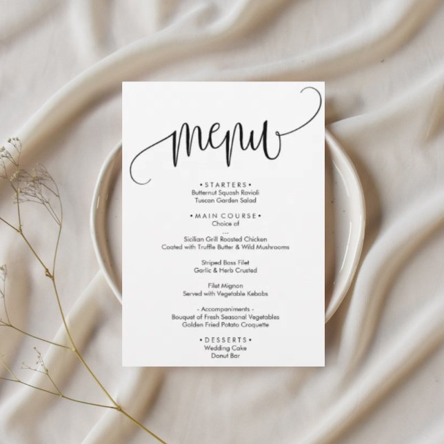 clásico de bodas elegantes en blanco y negro (Criador carregado)