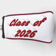 Class of 2026 burgundy typography graduation 