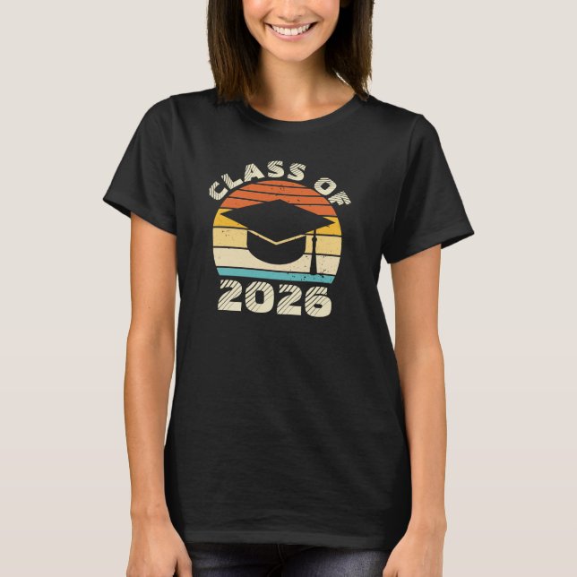 Class of 2026 Custom Graduation T-Shirt (Frente)