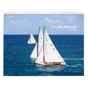 Classe Antígua de S 2014 calendários de navigaç