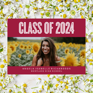 CLASSE BOLDLY CHIC DE CONVITE DE GRADUAÇÃO DE 2024