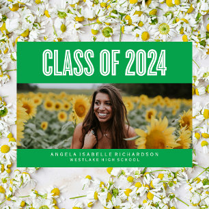CLASSE BOLDLY CHIC DE CONVITE DE GRADUAÇÃO DE 2024