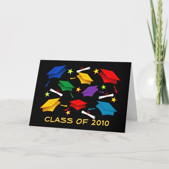 Classe da graduação 2010 - cartão de papel (Frente)