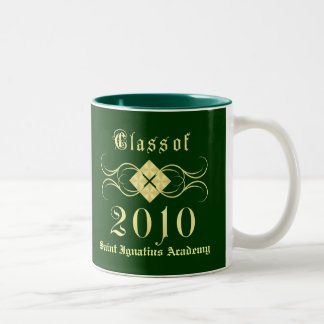 Classe de 2010 - canecas elegantes do presente da
