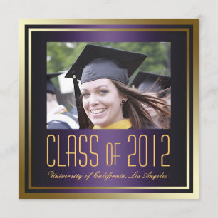 Classe de 2012, Convite para graduação de Roxo e