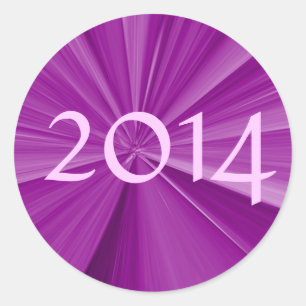 Classe de 2014 etiquetas redondas por Janz