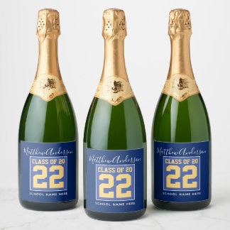 Classe de 2023 Graduação Real e Dourada Elegante