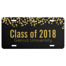 Classe de 20xx com faux Dourado Glitter