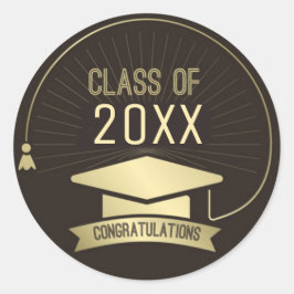 Classe de adesivo redondo clássico