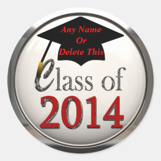 Classe De Adesivos De Graduação De 2014