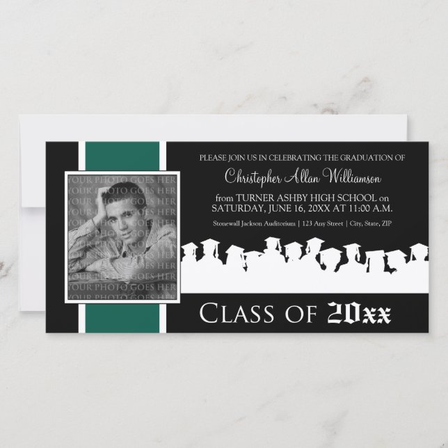 Classe de [ANO] Anúncio de graduação: verde (Frente)