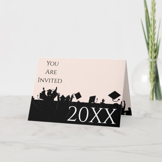 Classe de Ano de Mudança de Convite para Graduação (Frente)