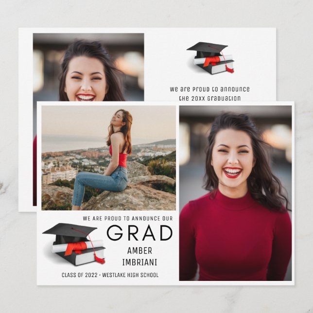 Classe de Anúncio de terceira graduação de fotos 2 (Frente/Verso)