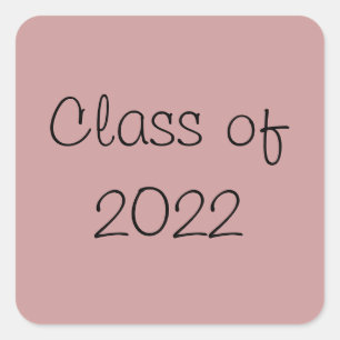 Classe de autocolante quadrado 2022