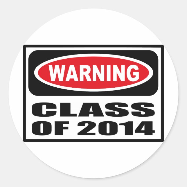 CLASSE DE Aviso DO Adesivo 2014 (Frente)