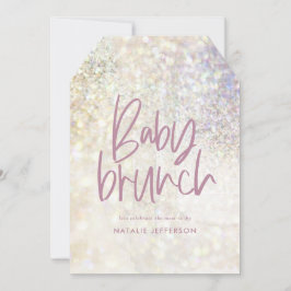 Classe de brilho do chá de brunch de bebê