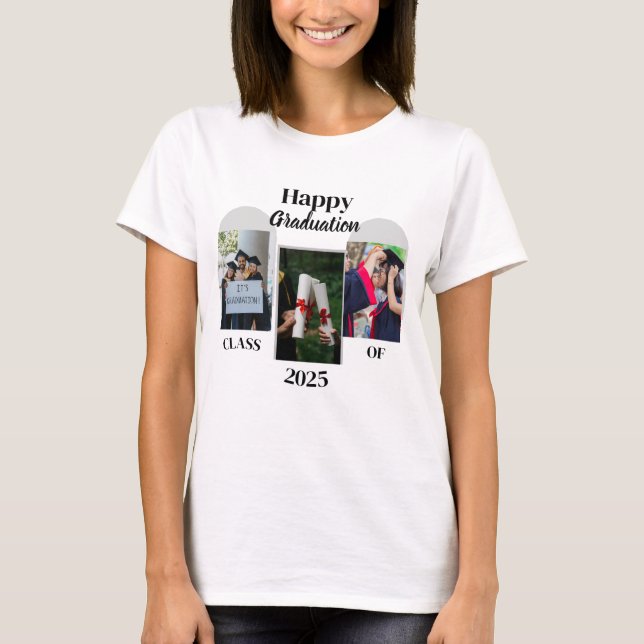 classe de camiseta de graduação de 2025 (Frente)