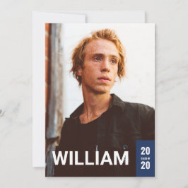 Classe de Cartão de Convite para Formando de Etiqu